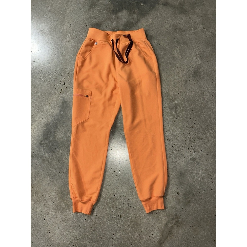 Figs  Zamora Jogger Scrub Pants - Papaya XS Petite